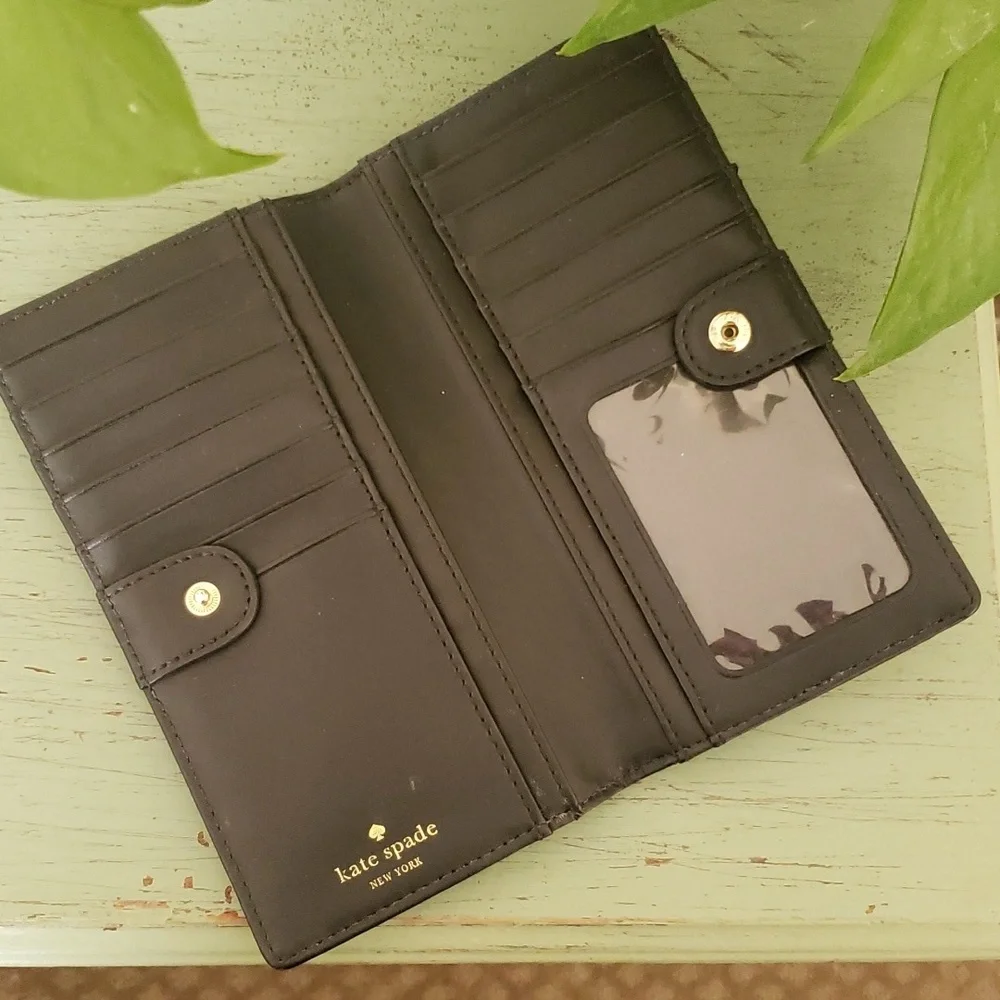 Kate Spade Black Leather Wallet
